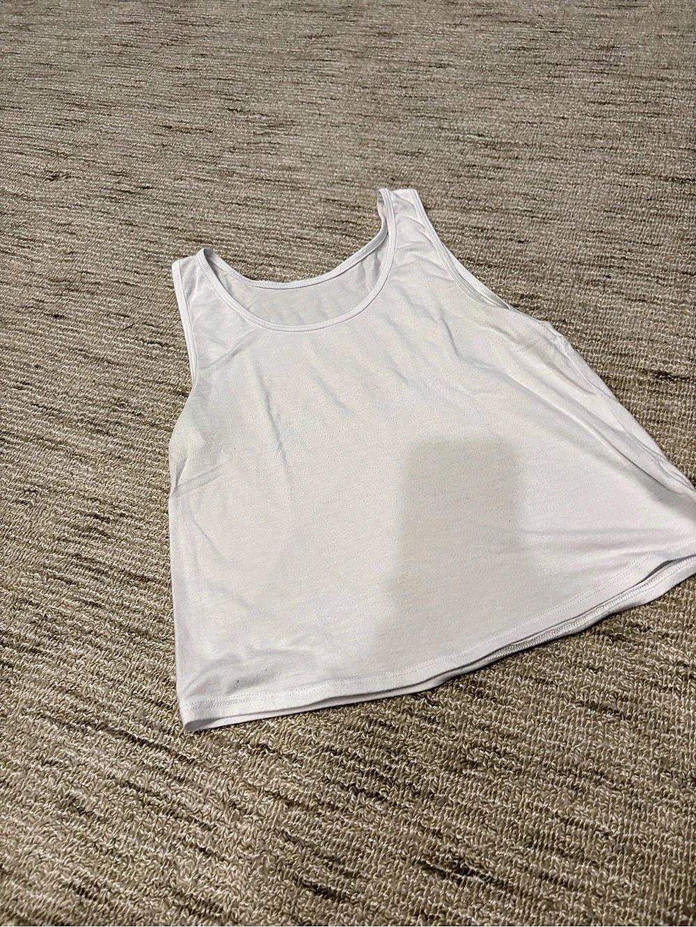 Nosier White Tank Top